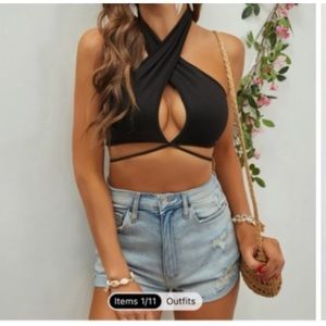 Perfect halter/crop top